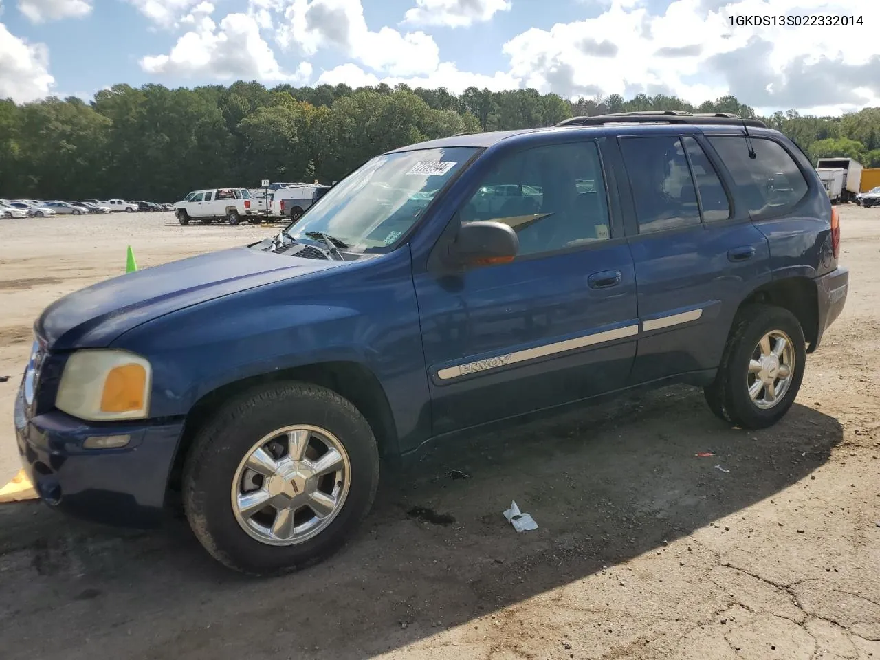 2002 GMC Envoy VIN: 1GKDS13S022332014 Lot: 72259944