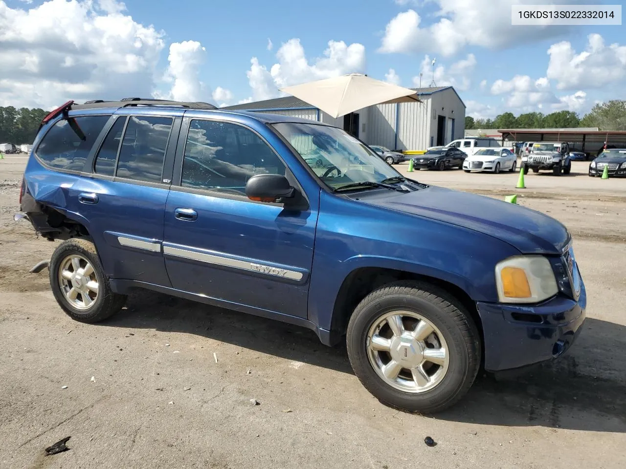 2002 GMC Envoy VIN: 1GKDS13S022332014 Lot: 72259944