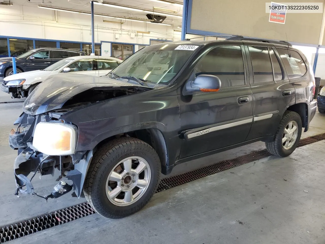 2002 GMC Envoy VIN: 1GKDT13S222305250 Lot: 73137934