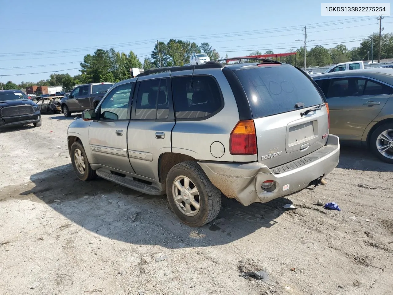 2002 GMC Envoy VIN: 1GKDS13S822275254 Lot: 74665004