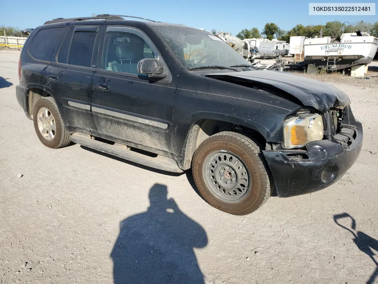 2002 GMC Envoy VIN: 1GKDS13S022512481 Lot: 74701454