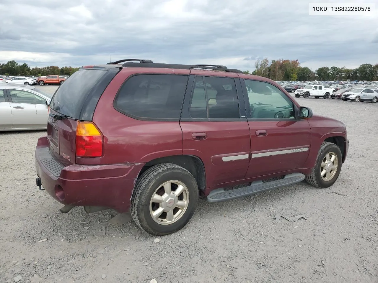 2002 GMC Envoy VIN: 1GKDT13S822280578 Lot: 75847924