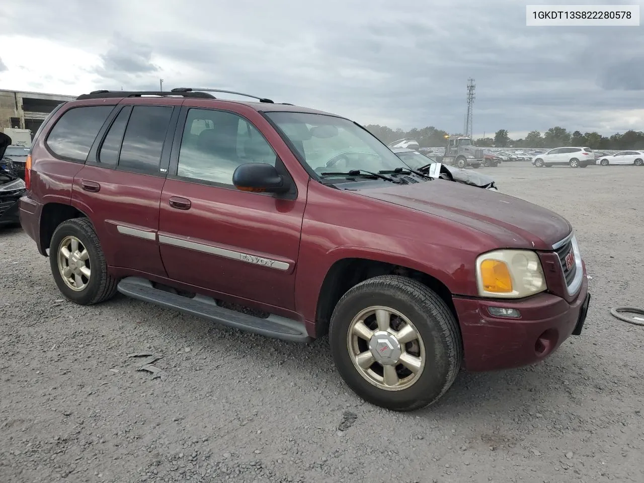 2002 GMC Envoy VIN: 1GKDT13S822280578 Lot: 75847924