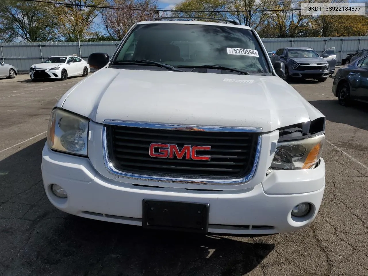 2002 GMC Envoy VIN: 1GKDT13S922184877 Lot: 76320894