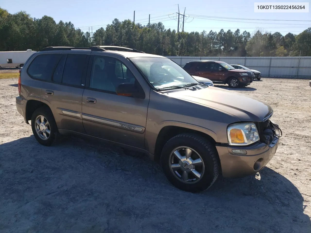 2002 GMC Envoy VIN: 1GKDT13S022456264 Lot: 76556004