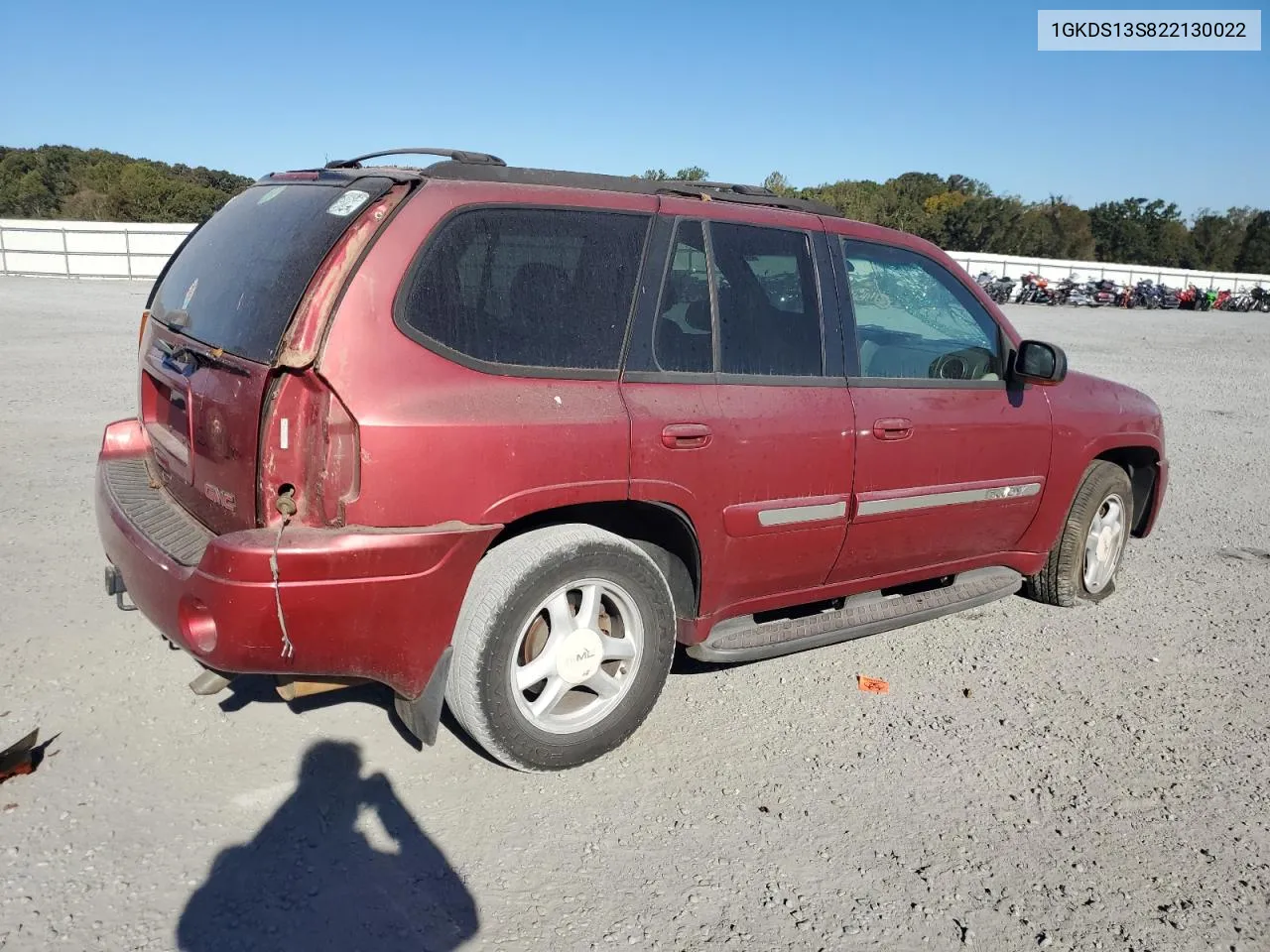 2002 GMC Envoy VIN: 1GKDS13S822130022 Lot: 76937364