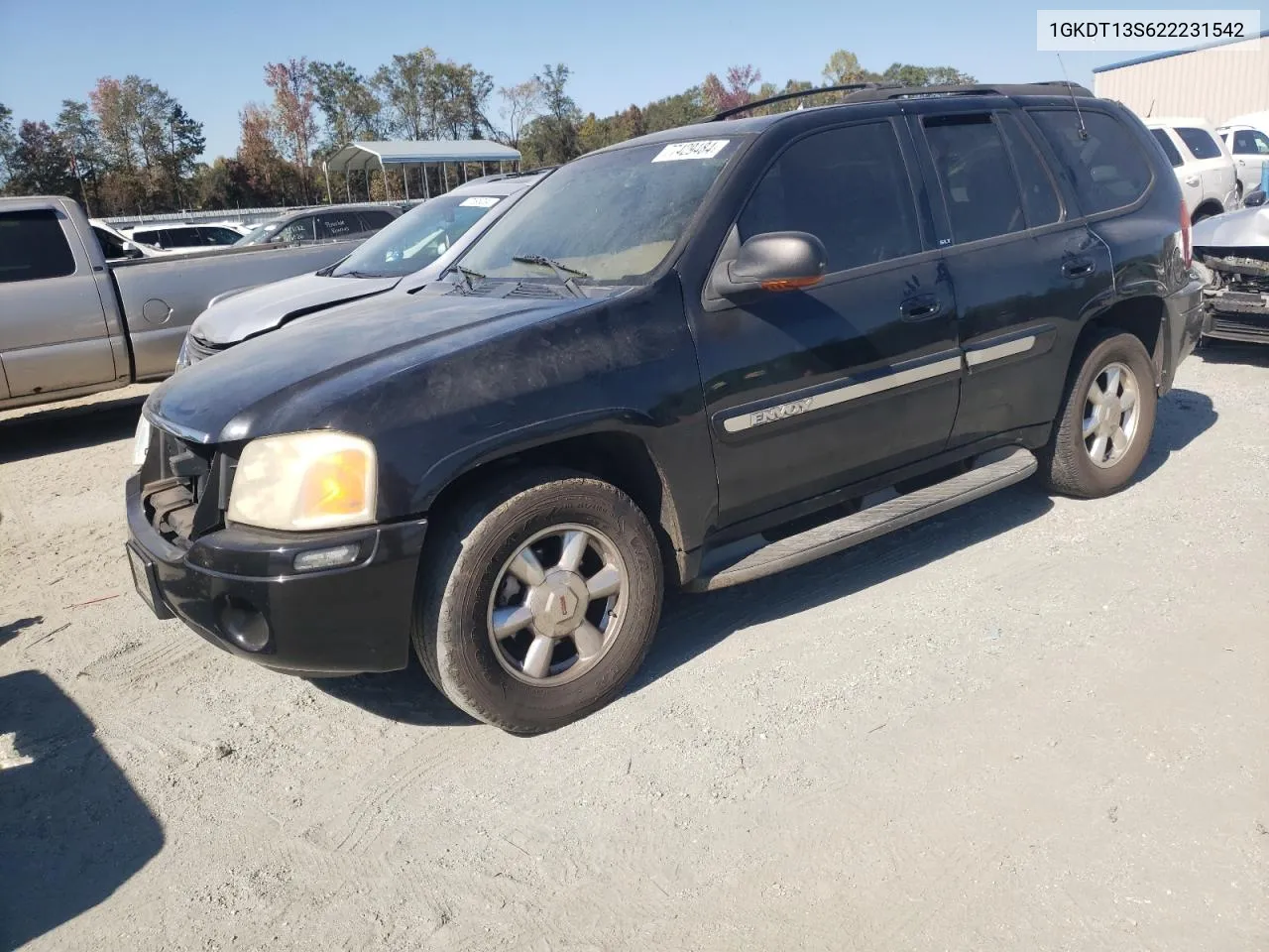 2002 GMC Envoy VIN: 1GKDT13S622231542 Lot: 77429484