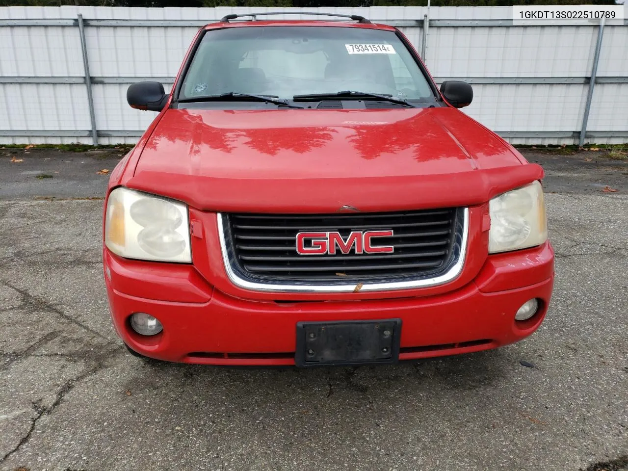 2002 GMC Envoy VIN: 1GKDT13S022510789 Lot: 79341514