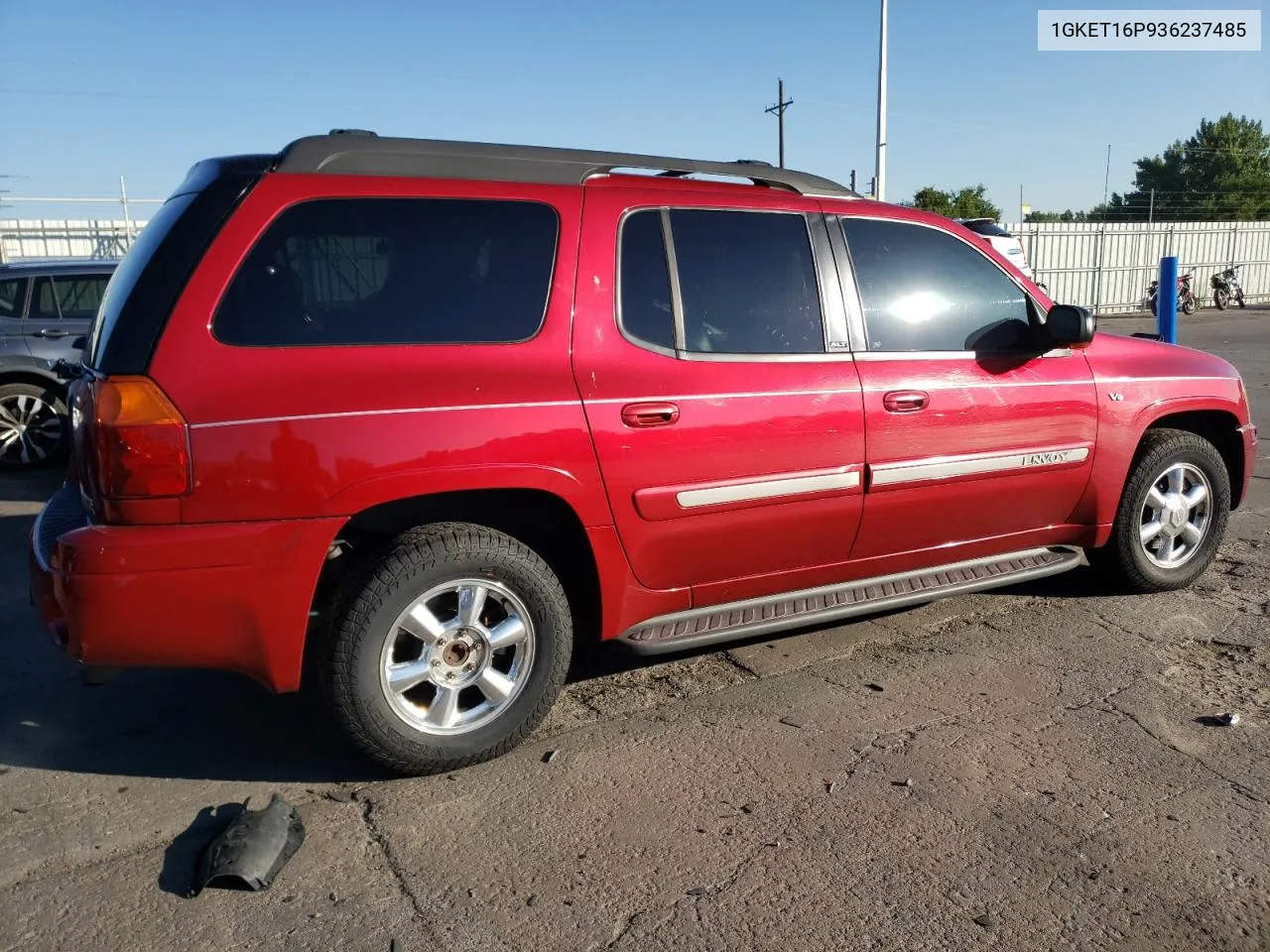 2003 GMC Envoy Xl VIN: 1GKET16P936237485 Lot: 61851164