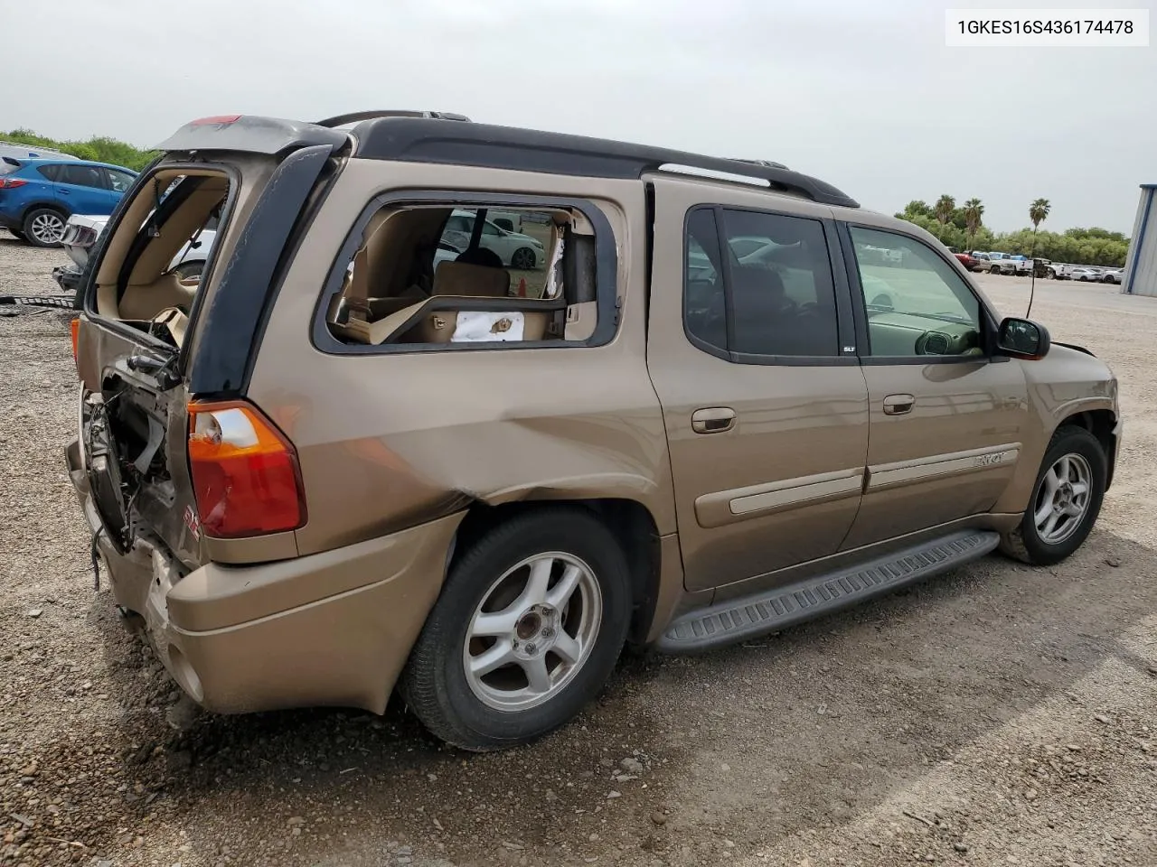 2003 GMC Envoy Xl VIN: 1GKES16S436174478 Lot: 63319844