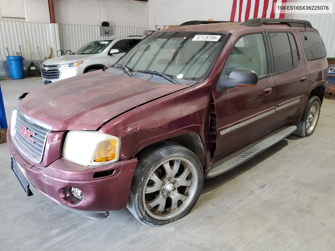 2003 GMC Envoy Xl VIN: 1GKES16SX36225076 Lot: 67126704