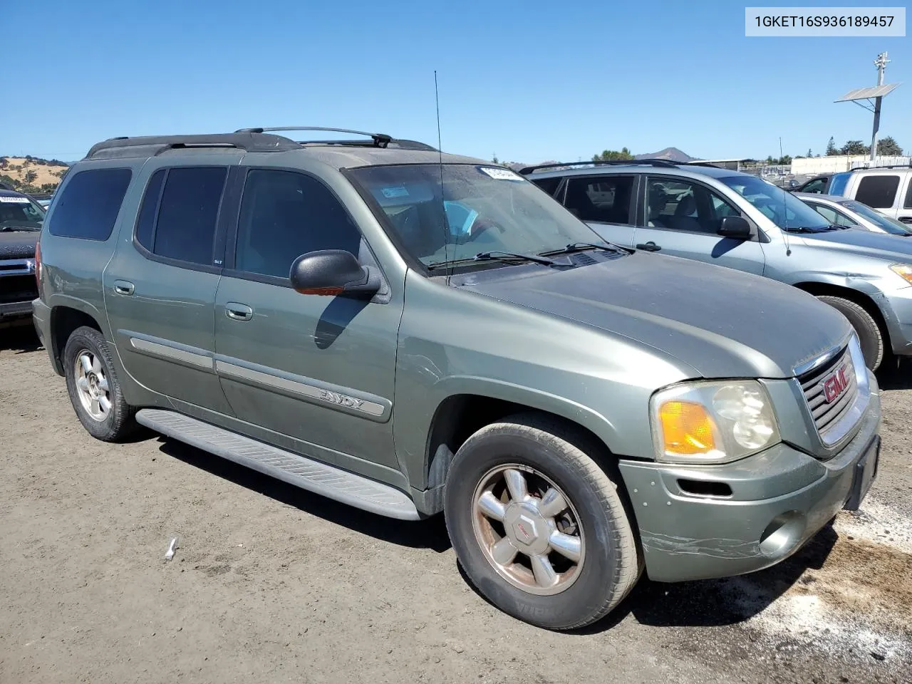 2003 GMC Envoy Xl VIN: 1GKET16S936189457 Lot: 67494344