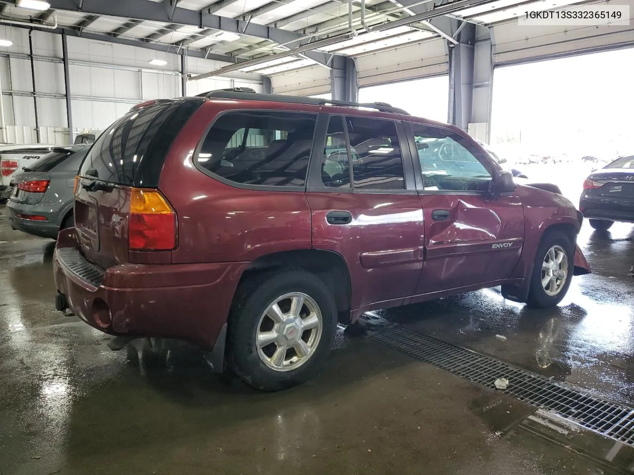 2003 GMC Envoy VIN: 1GKDT13S332365149 Lot: 67510014