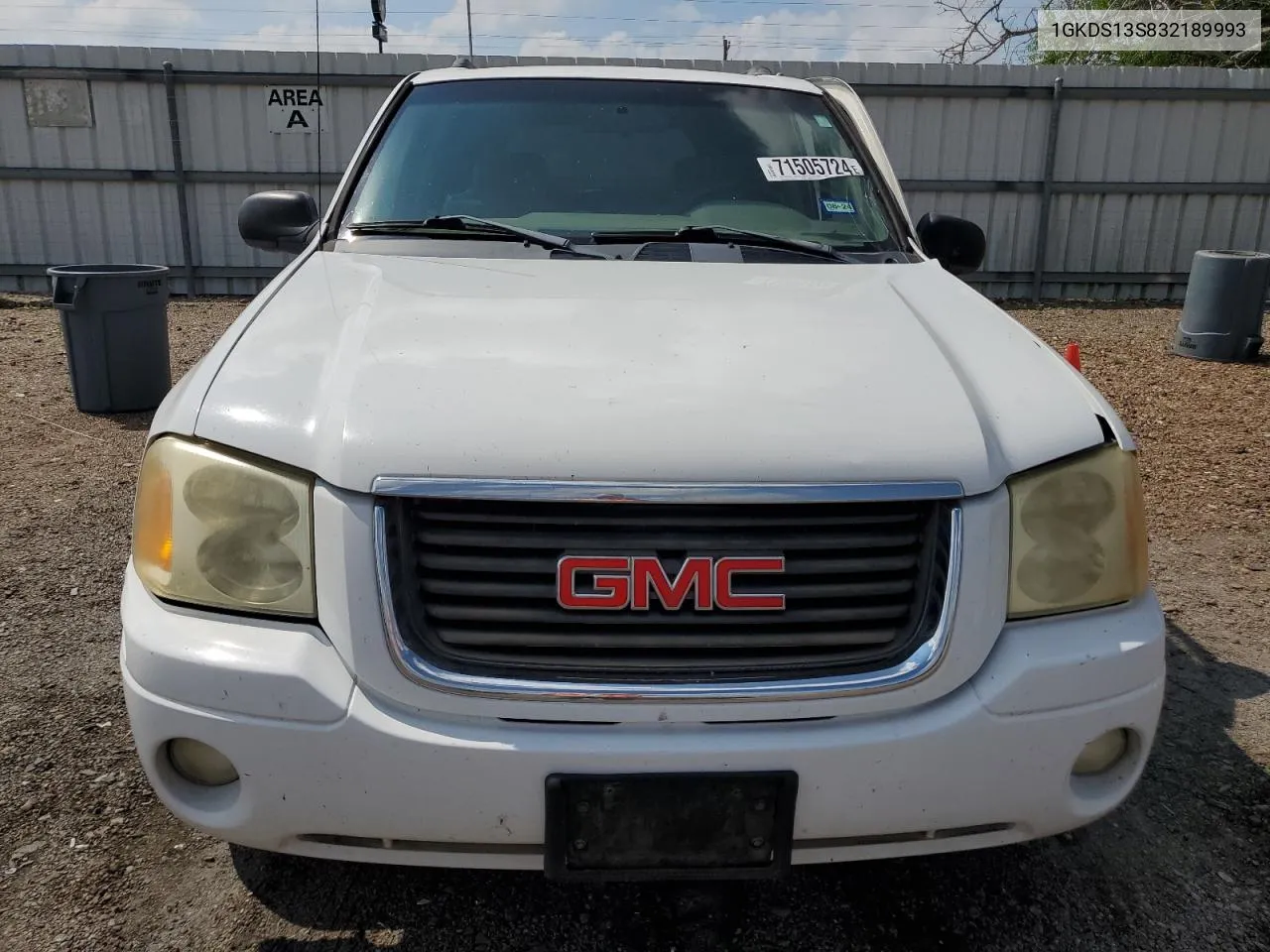 2003 GMC Envoy VIN: 1GKDS13S832189993 Lot: 71505724