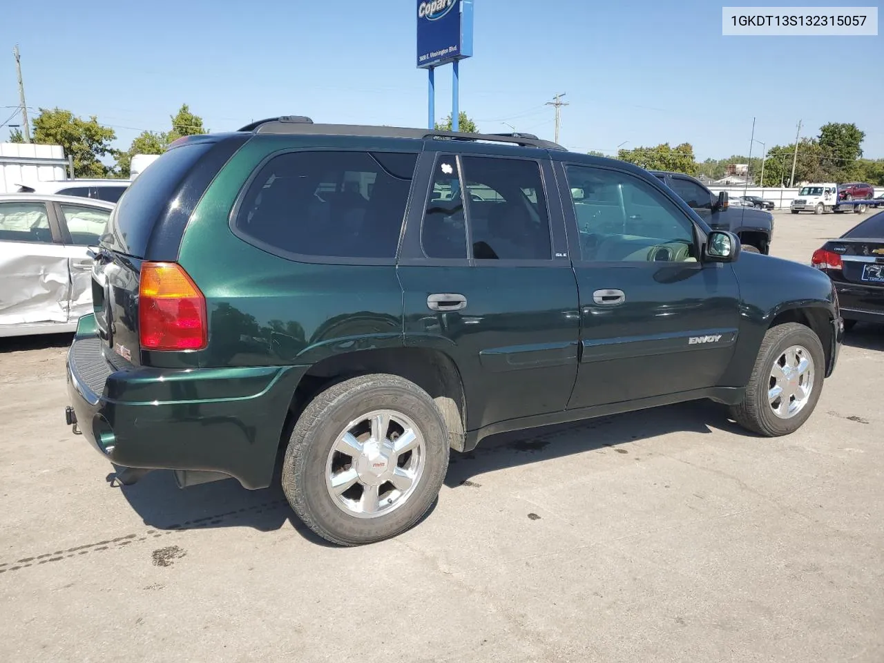 2003 GMC Envoy VIN: 1GKDT13S132315057 Lot: 72021214