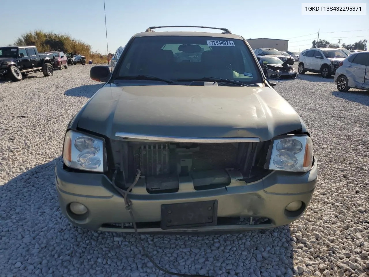 2003 GMC Envoy VIN: 1GKDT13S432295371 Lot: 72944074