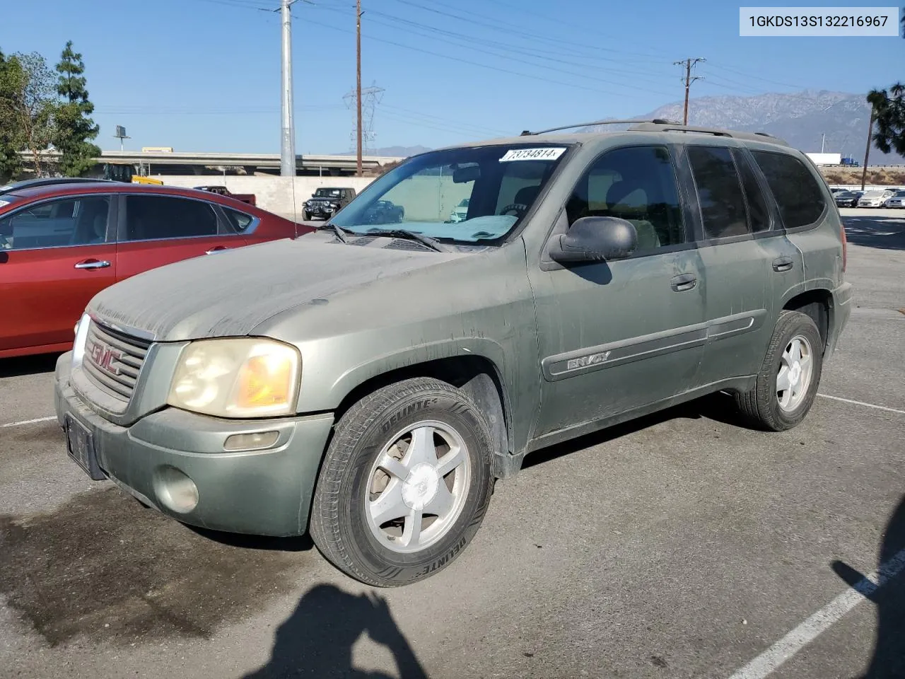 2003 GMC Envoy VIN: 1GKDS13S132216967 Lot: 73734814