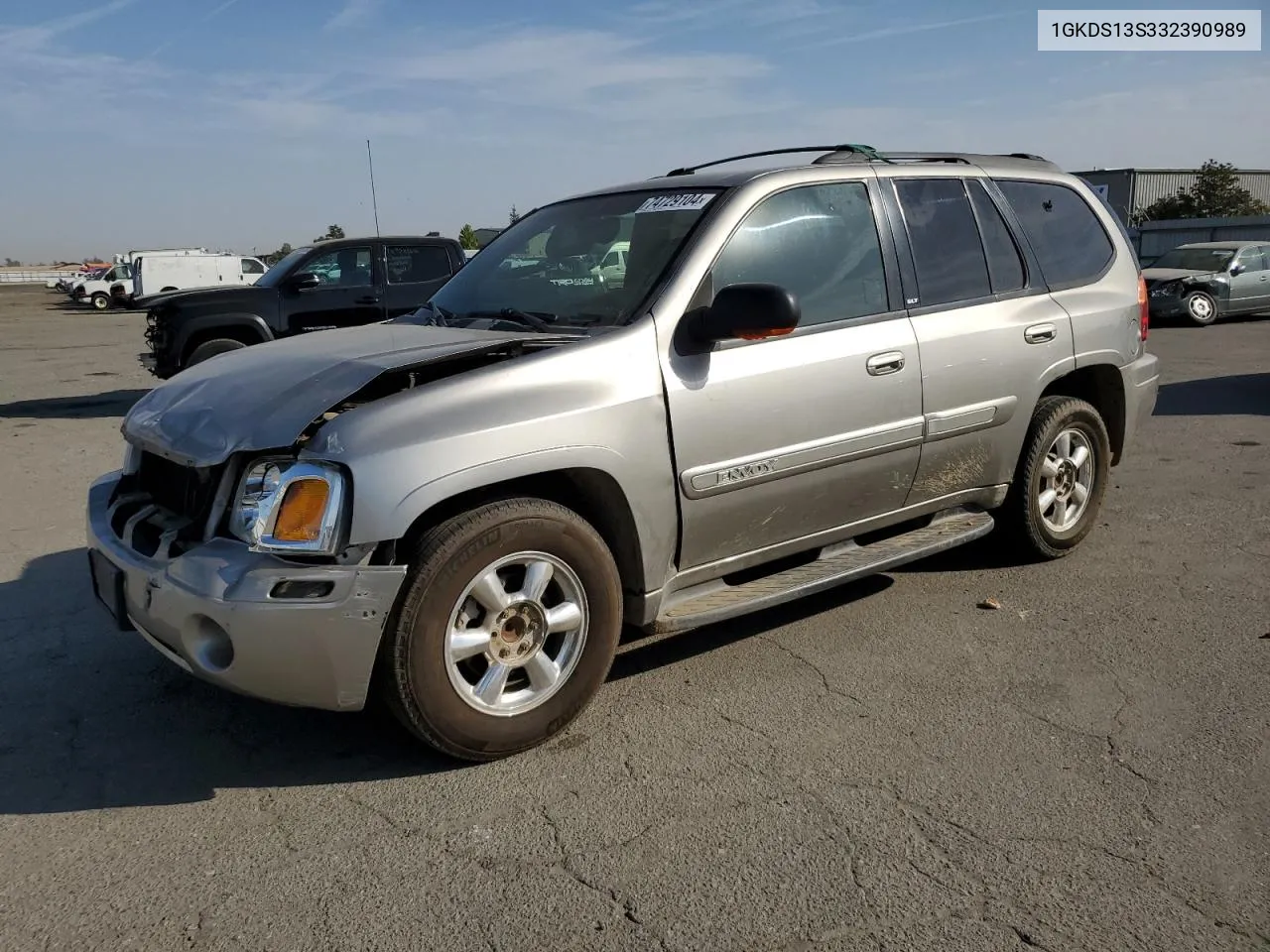 2003 GMC Envoy VIN: 1GKDS13S332390989 Lot: 74729104