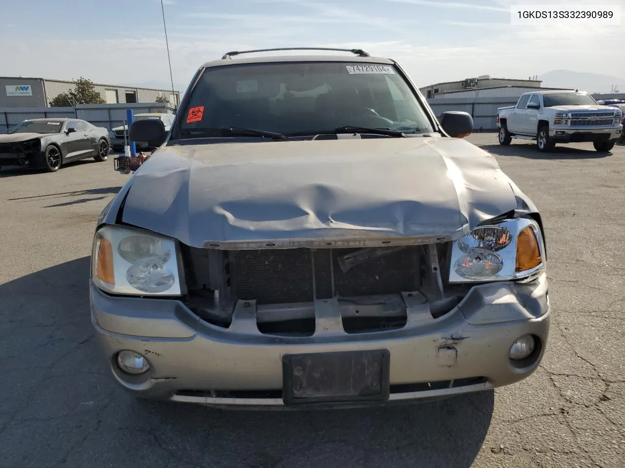 2003 GMC Envoy VIN: 1GKDS13S332390989 Lot: 74729104