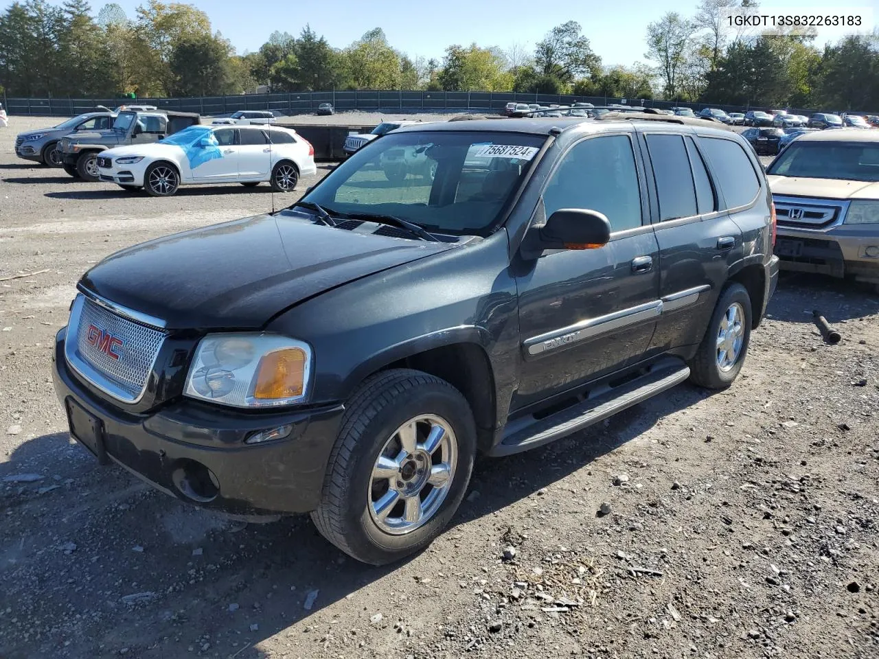 2003 GMC Envoy VIN: 1GKDT13S832263183 Lot: 75687524