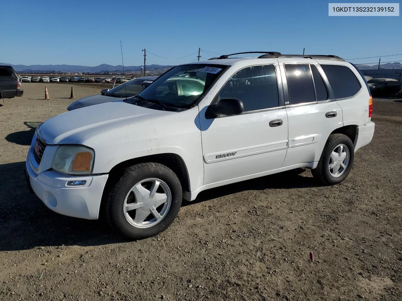 2003 GMC Envoy VIN: 1GKDT13S232139152 Lot: 76623804