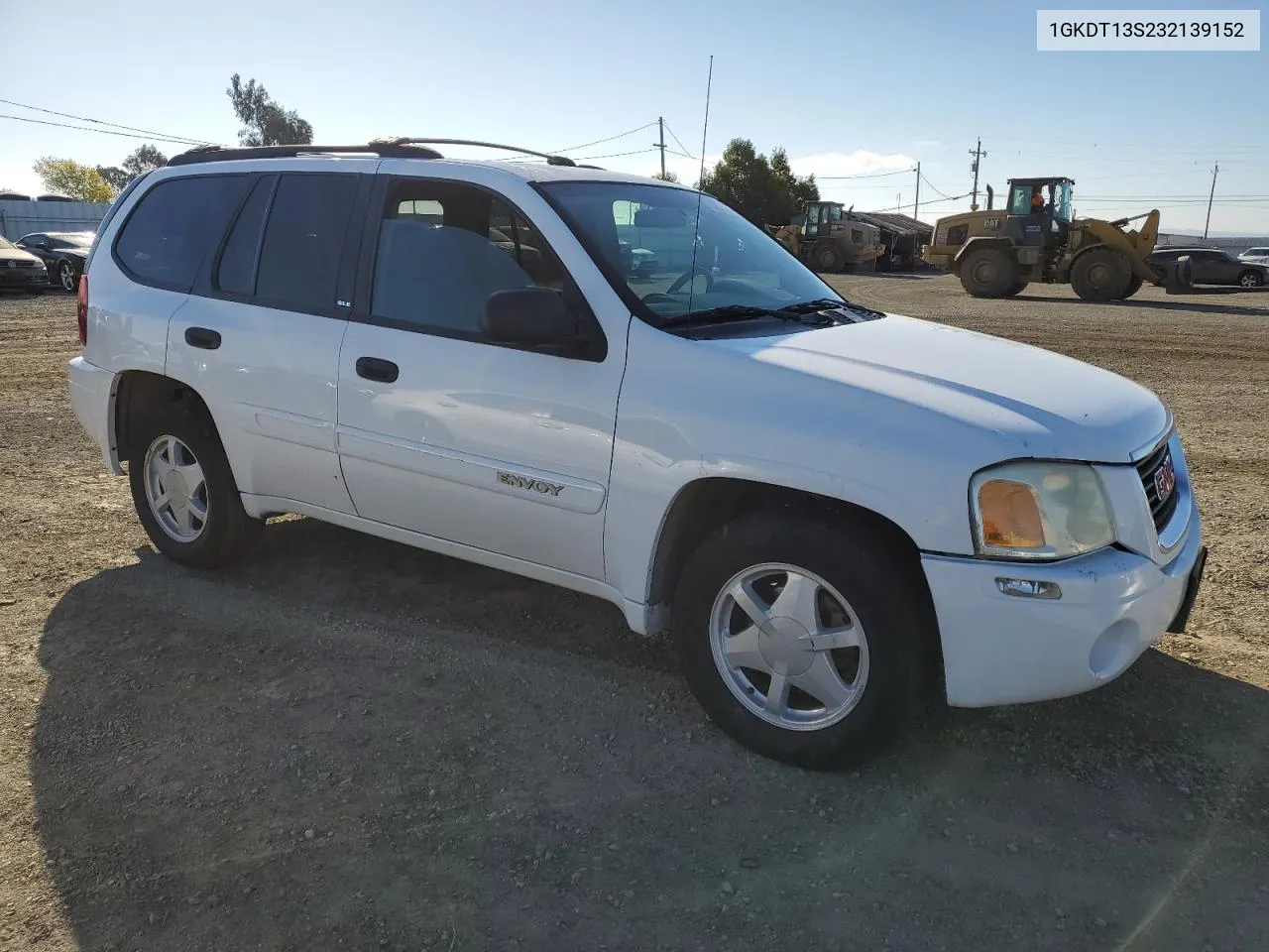 2003 GMC Envoy VIN: 1GKDT13S232139152 Lot: 76623804