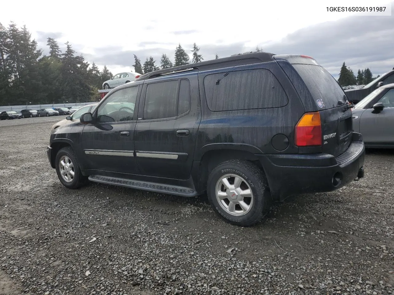 2003 GMC Envoy Xl VIN: 1GKES16S036191987 Lot: 76776604