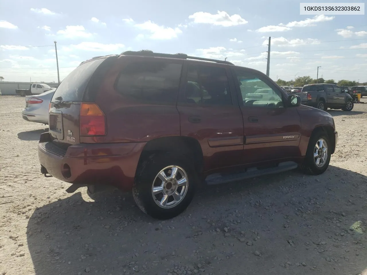 2003 GMC Envoy VIN: 1GKDS13S632303862 Lot: 77121314