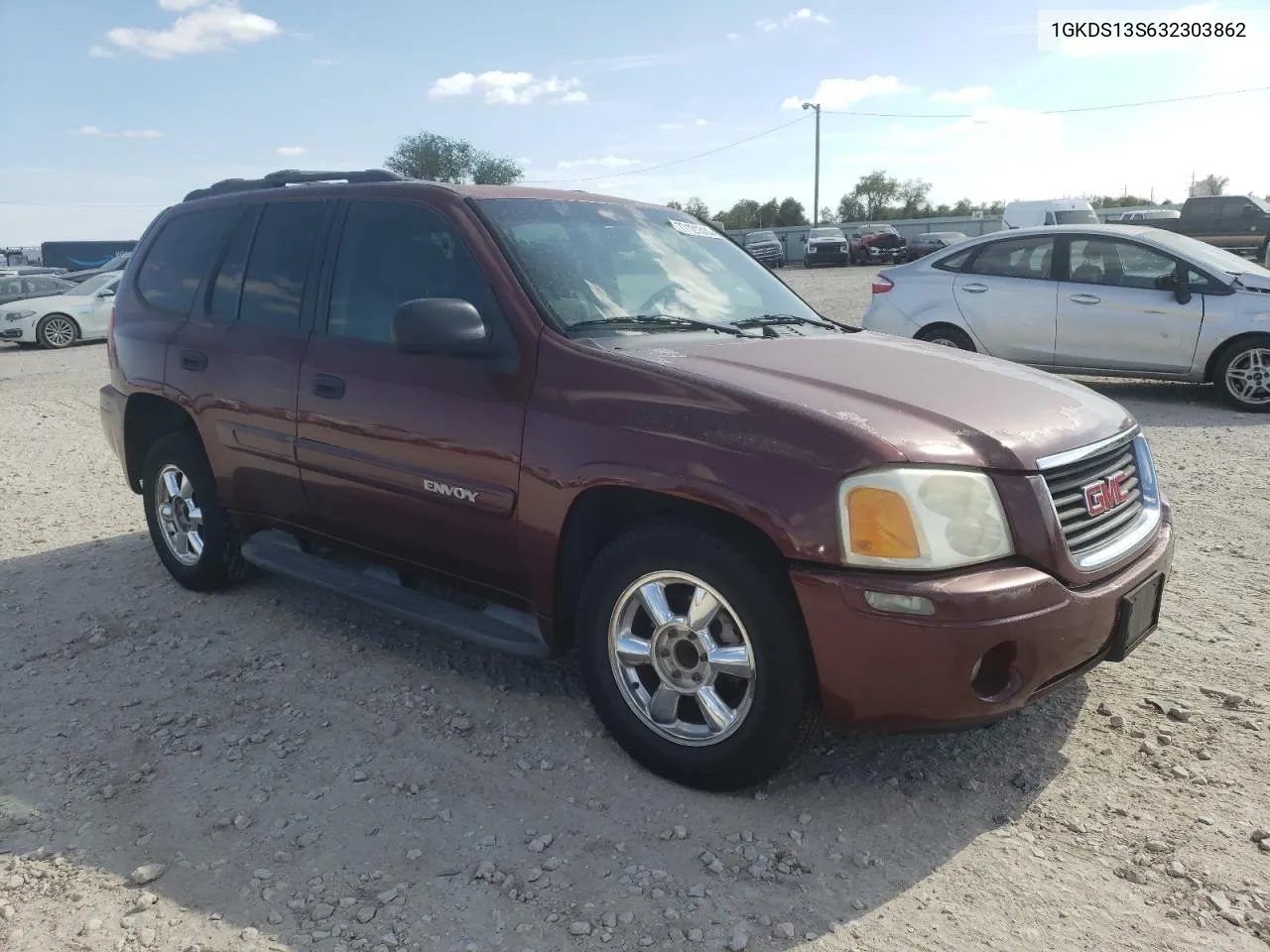 2003 GMC Envoy VIN: 1GKDS13S632303862 Lot: 77121314