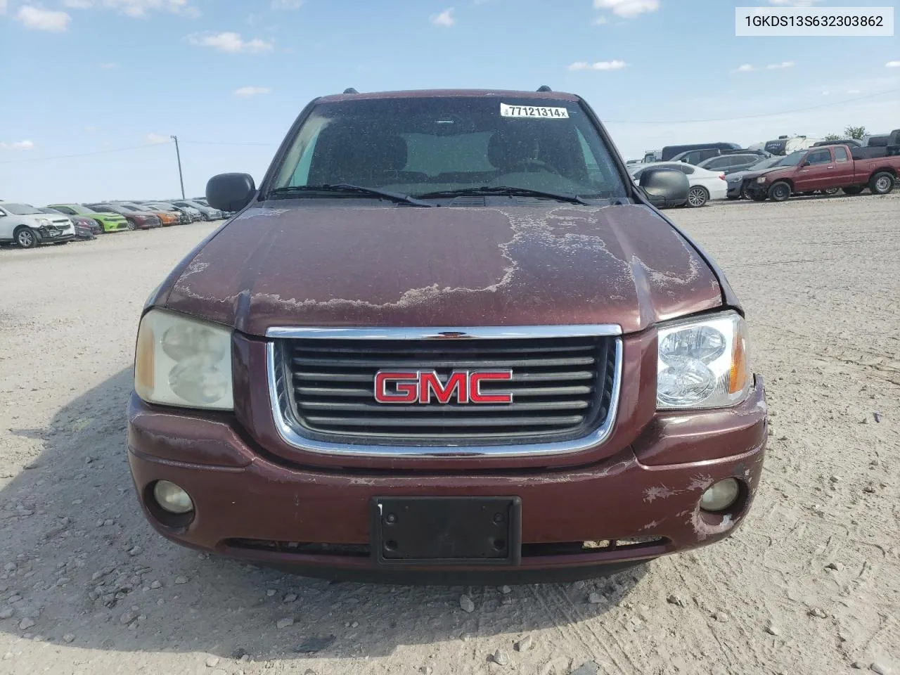 2003 GMC Envoy VIN: 1GKDS13S632303862 Lot: 77121314