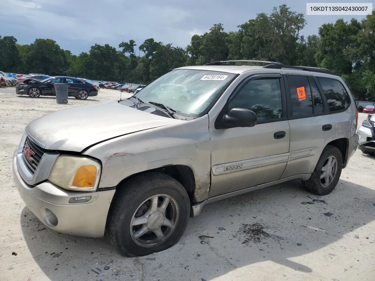 2004 GMC Envoy VIN: 1GKDT13S042430007 Lot: 67445104