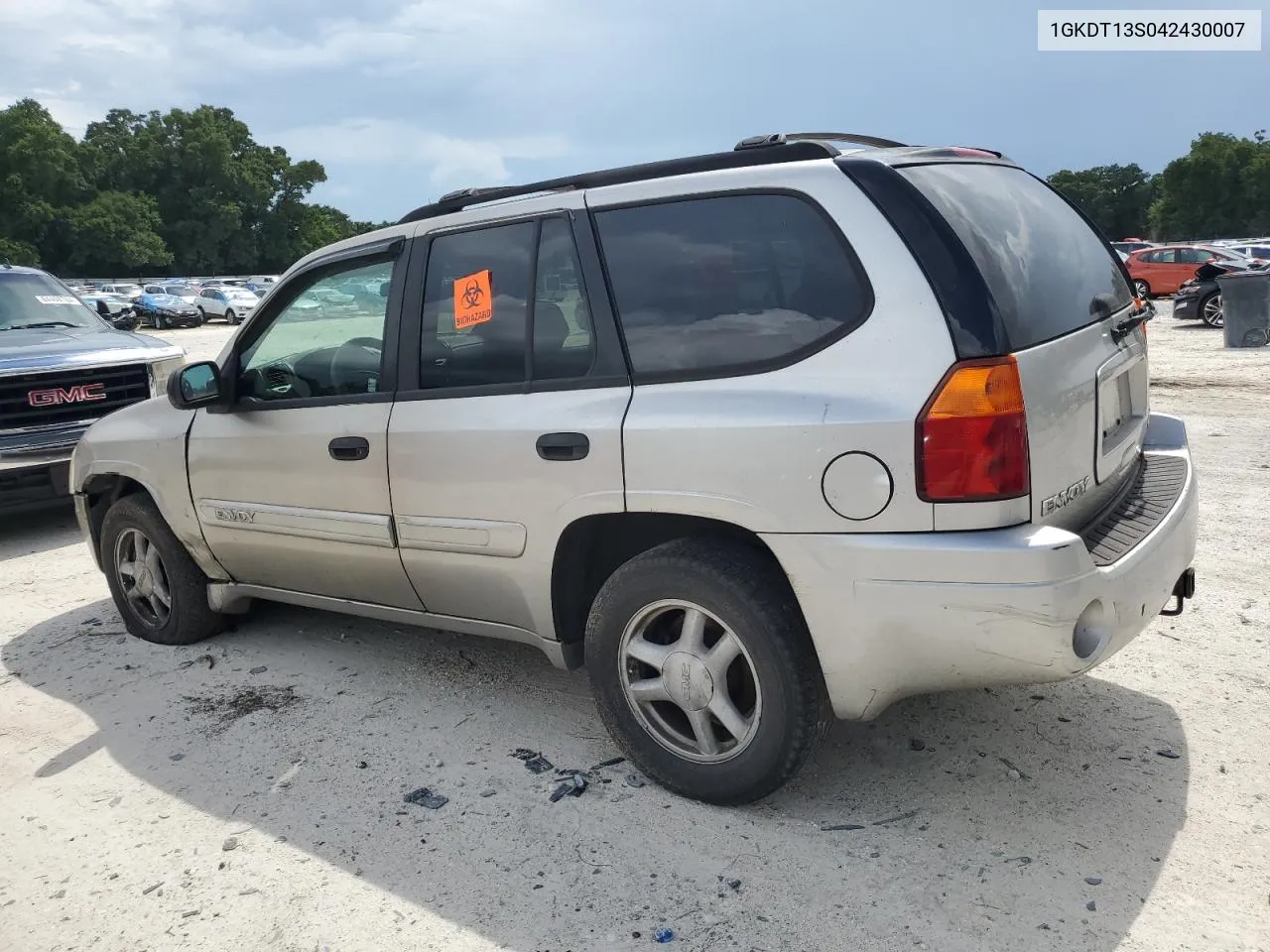 2004 GMC Envoy VIN: 1GKDT13S042430007 Lot: 67445104