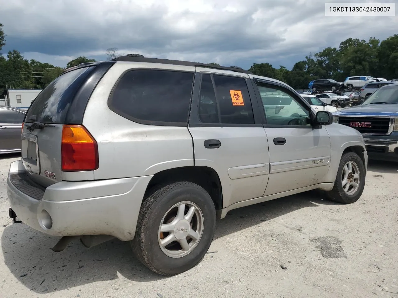 2004 GMC Envoy VIN: 1GKDT13S042430007 Lot: 67445104