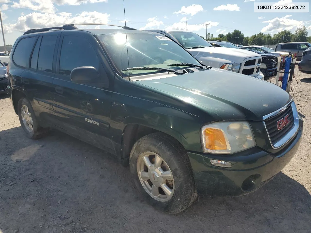 2004 GMC Envoy VIN: 1GKDT13S242382672 Lot: 69603824