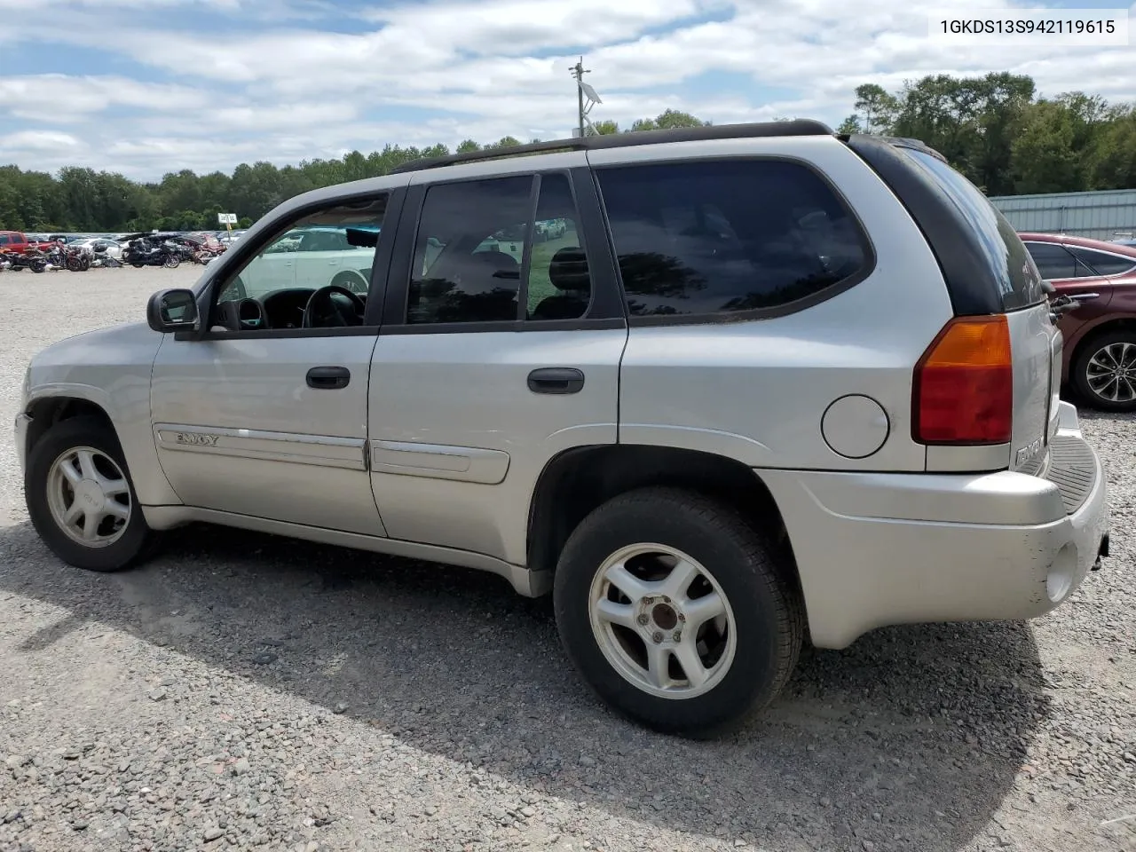 2004 GMC Envoy VIN: 1GKDS13S942119615 Lot: 69653494