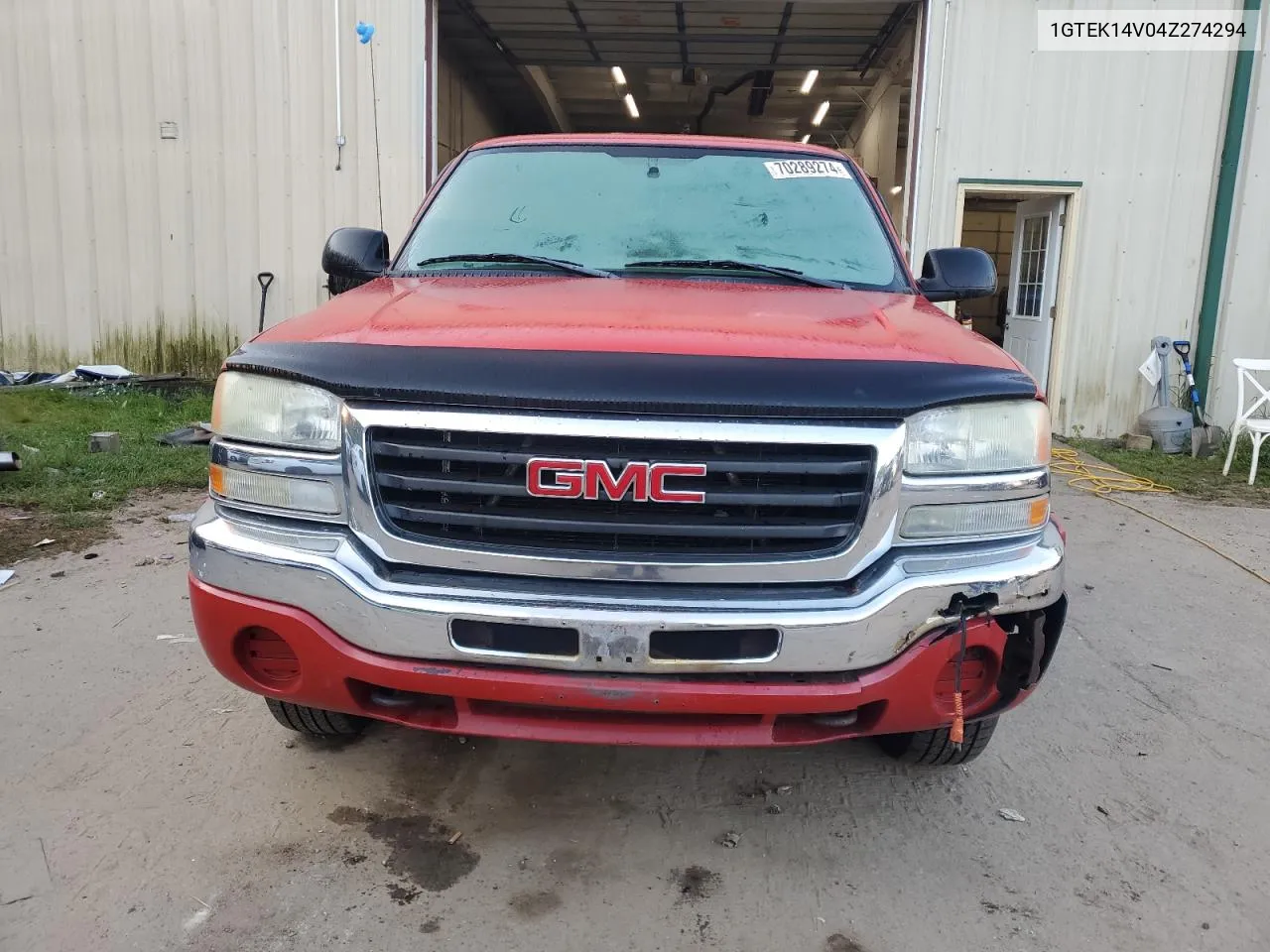 2004 GMC New Sierra K1500 VIN: 1GTEK14V04Z274294 Lot: 70289274