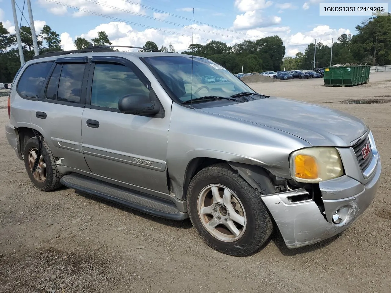 2004 GMC Envoy VIN: 1GKDS13S142449202 Lot: 71829734