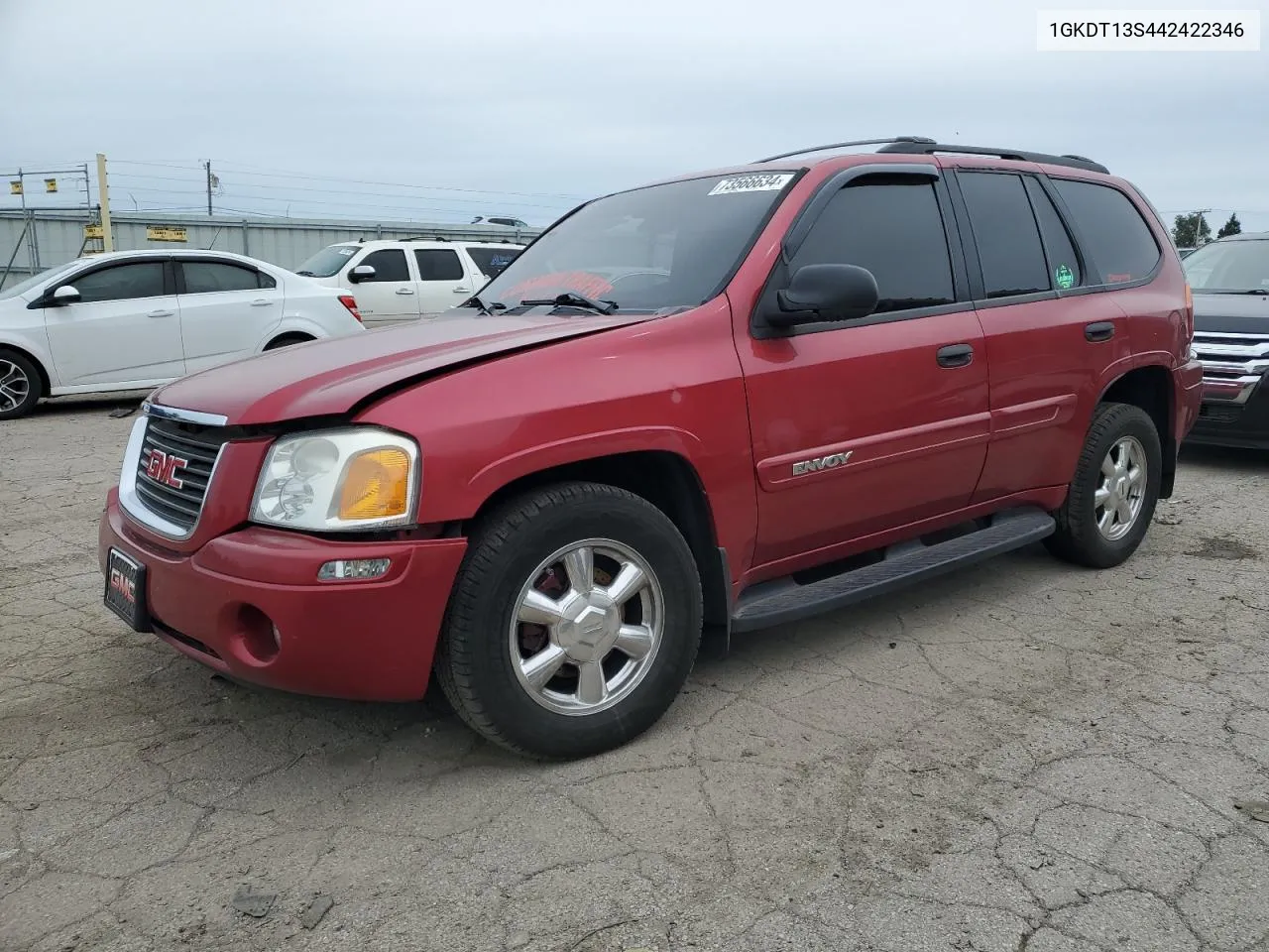 2004 GMC Envoy VIN: 1GKDT13S442422346 Lot: 73566634