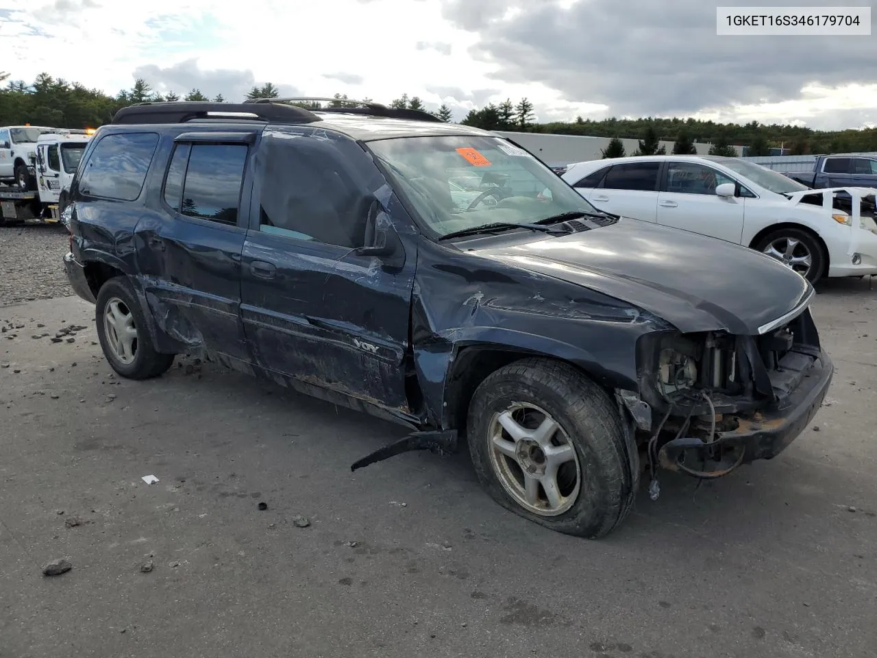 2004 GMC Envoy Xl VIN: 1GKET16S346179704 Lot: 73719084