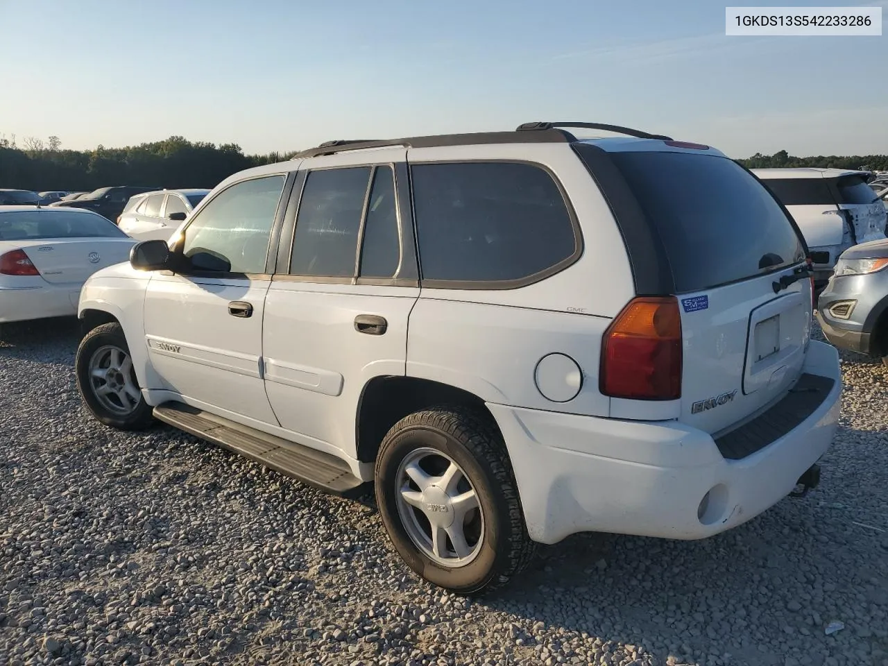 2004 GMC Envoy VIN: 1GKDS13S542233286 Lot: 76129164