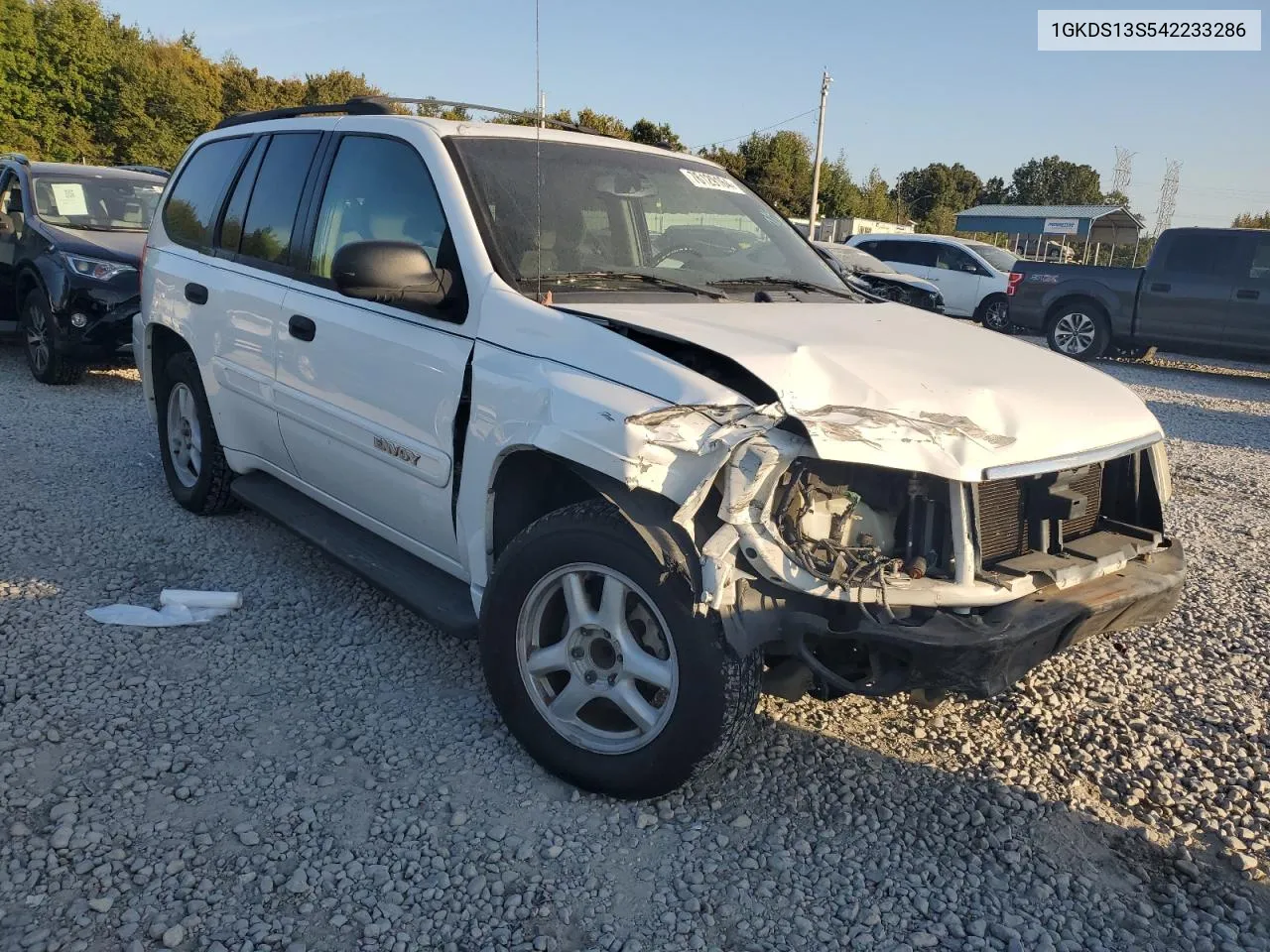 2004 GMC Envoy VIN: 1GKDS13S542233286 Lot: 76129164