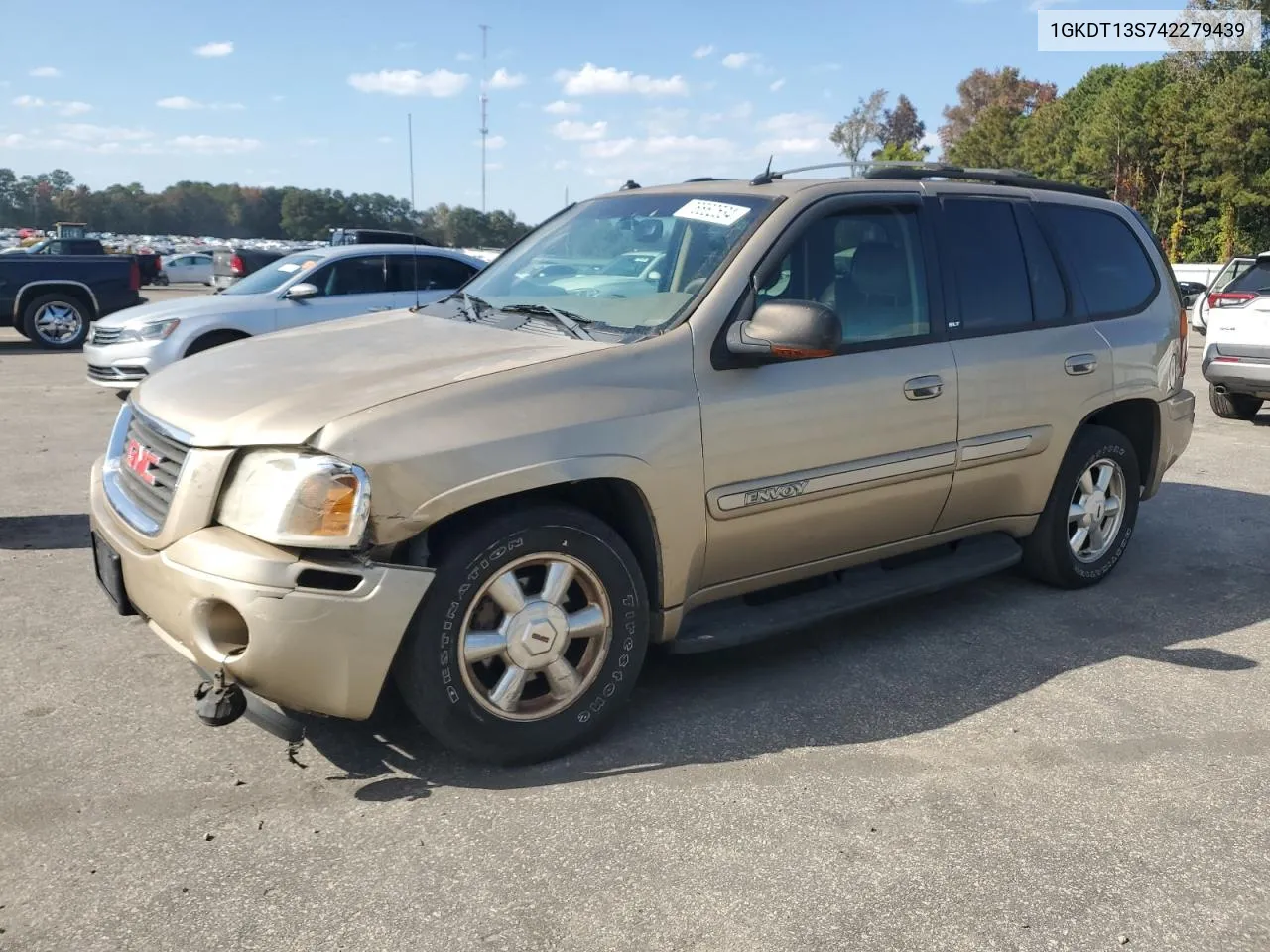 2004 GMC Envoy VIN: 1GKDT13S742279439 Lot: 76562534