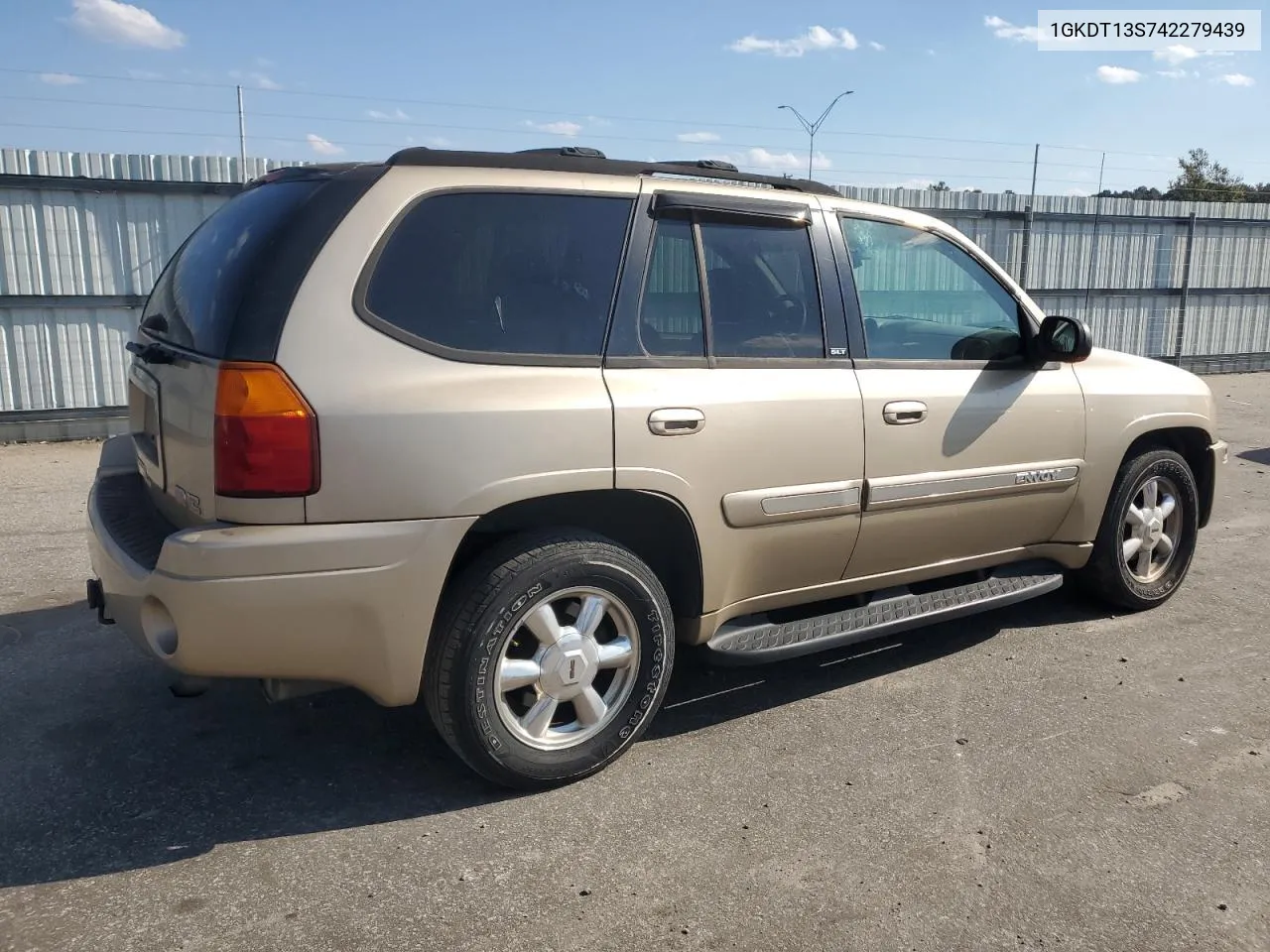 2004 GMC Envoy VIN: 1GKDT13S742279439 Lot: 76562534