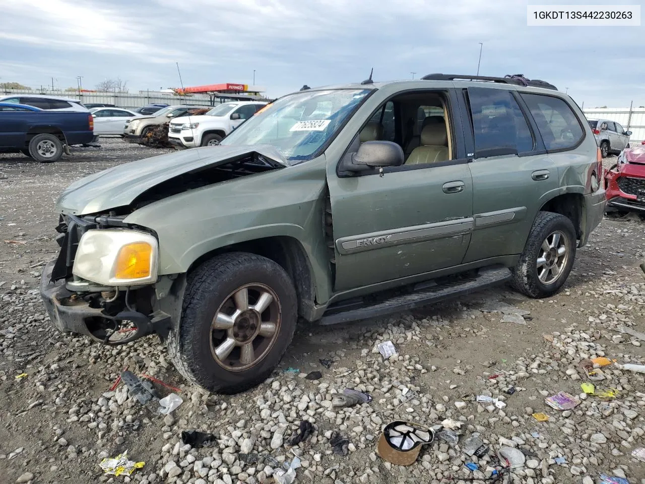 2004 GMC Envoy VIN: 1GKDT13S442230263 Lot: 77625824