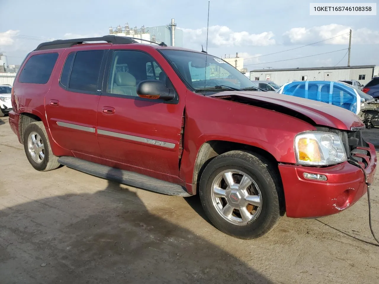 2004 GMC Envoy Xl VIN: 1GKET16S746108358 Lot: 78457454