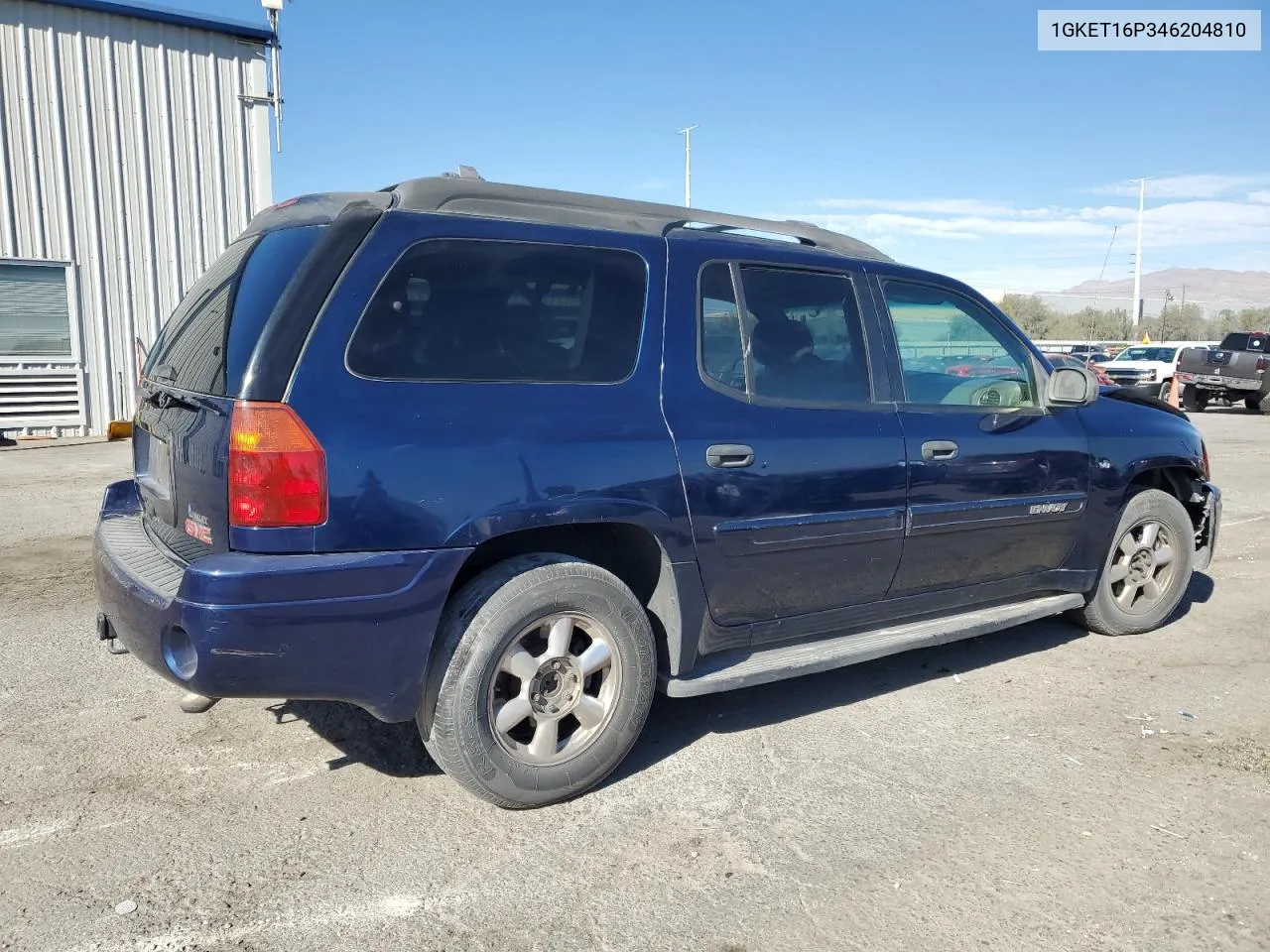 2004 GMC Envoy Xl VIN: 1GKET16P346204810 Lot: 78536114