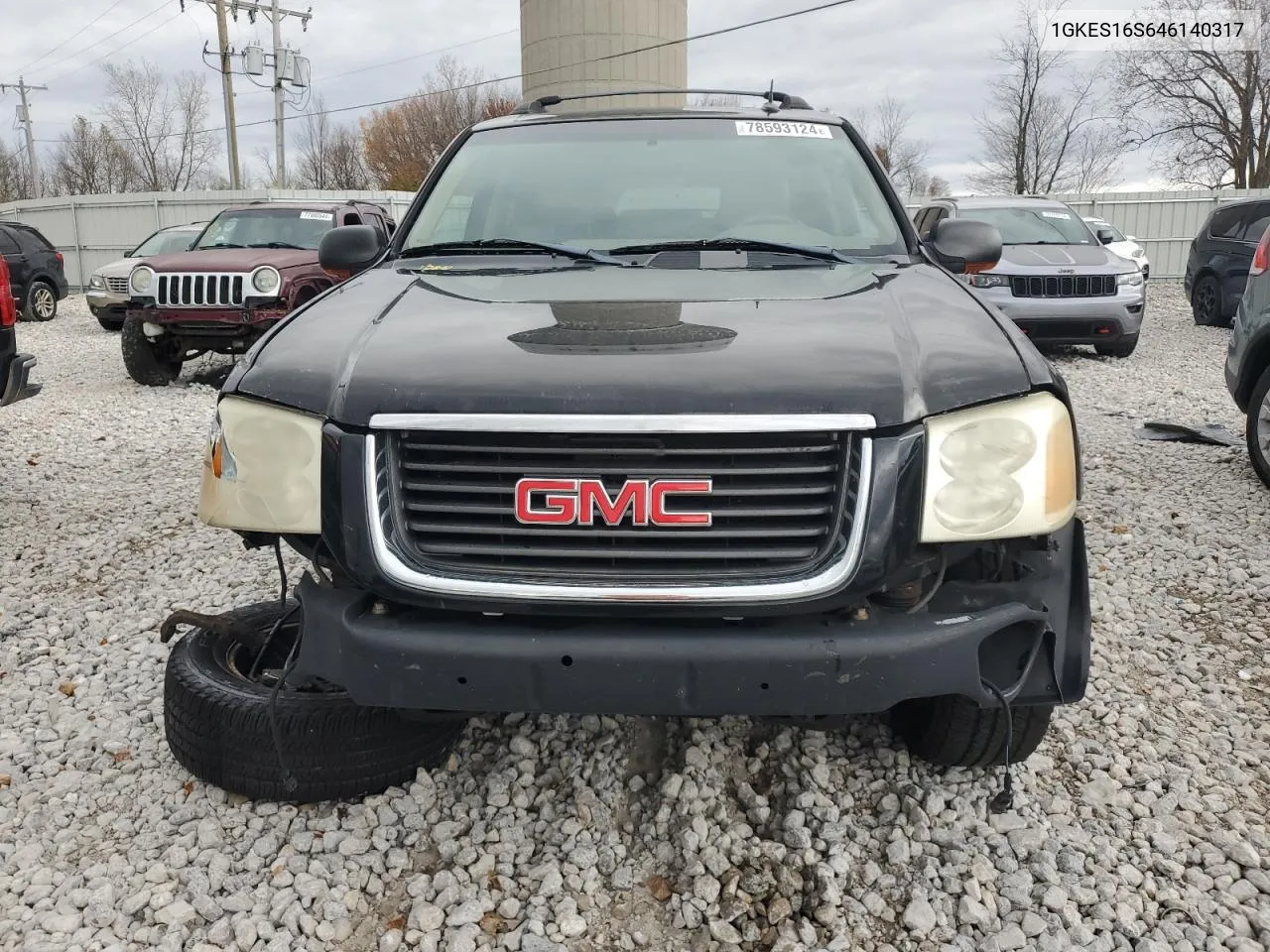 2004 GMC Envoy Xl VIN: 1GKES16S646140317 Lot: 78593124