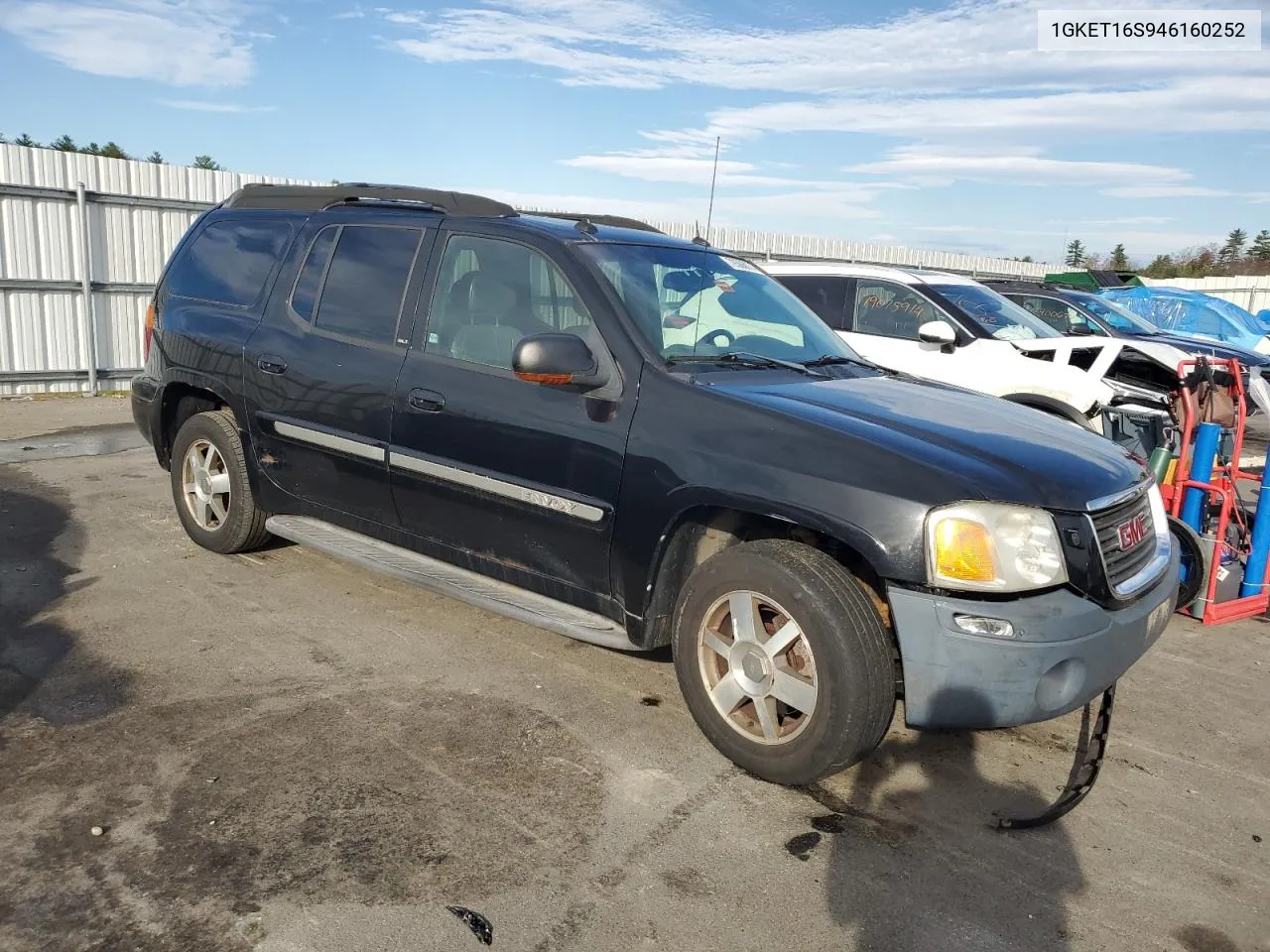 2004 GMC Envoy Xl VIN: 1GKET16S946160252 Lot: 79366074