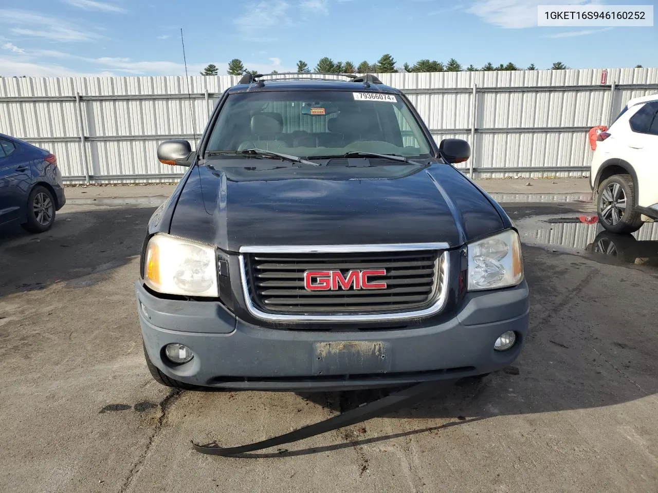 2004 GMC Envoy Xl VIN: 1GKET16S946160252 Lot: 79366074