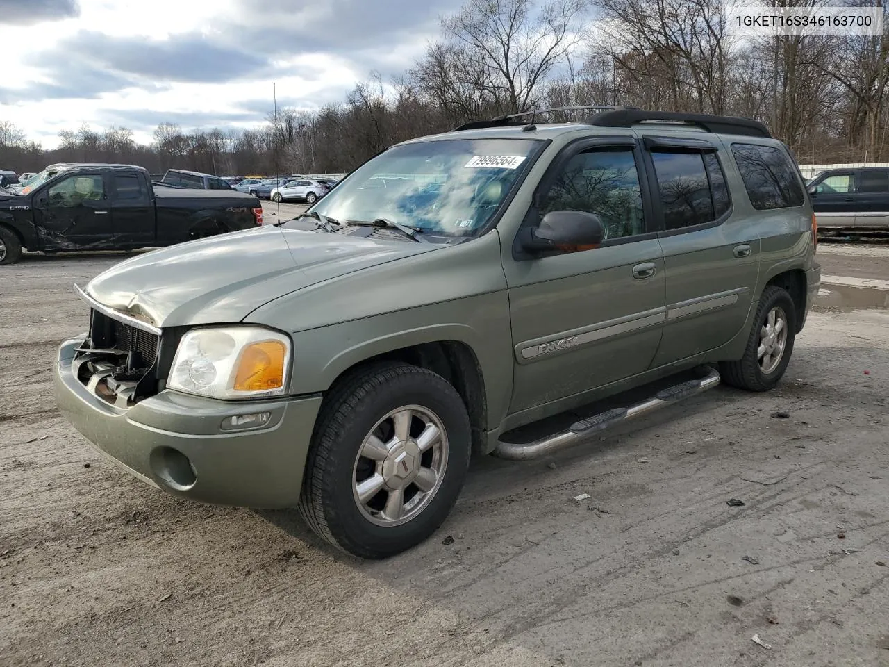 2004 GMC Envoy Xl VIN: 1GKET16S346163700 Lot: 79996564